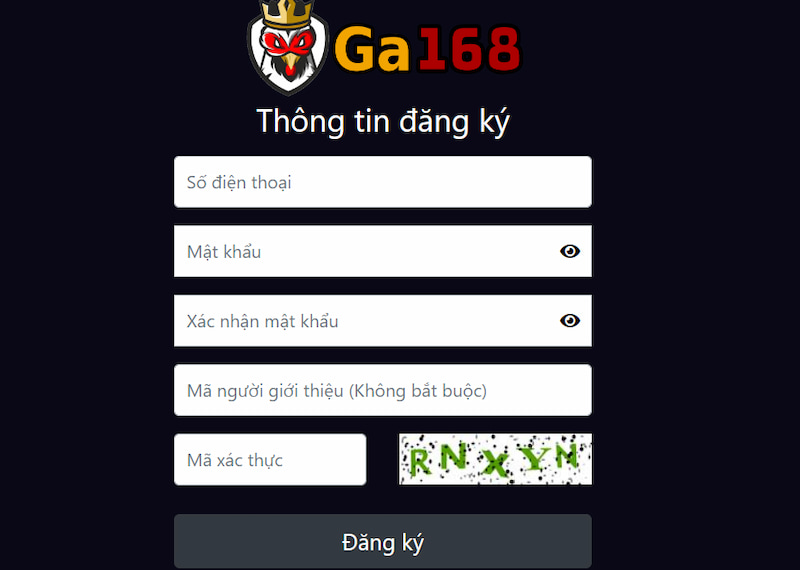 Hướng dẫn tham gia đăng ký ga168 cực nhanh